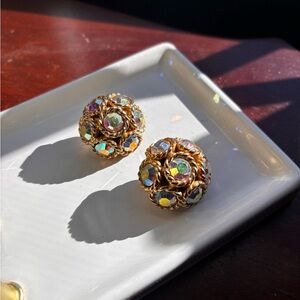 Sarah Coventry "Dancing Magic" clip-on earrings